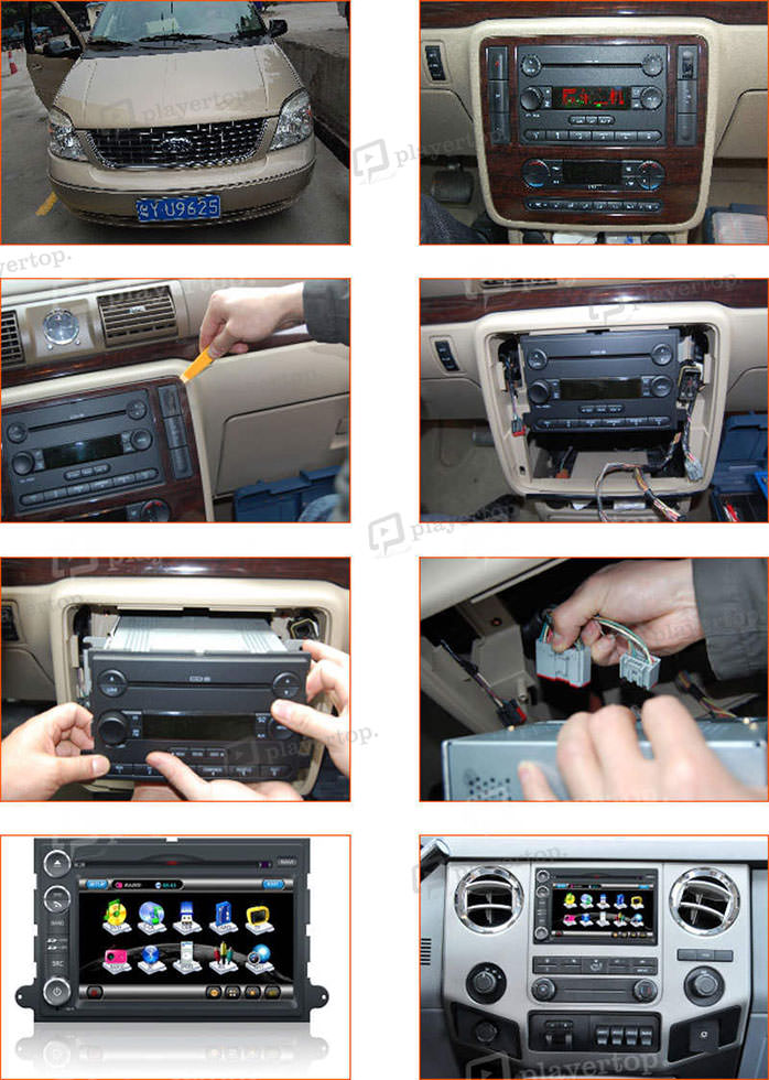 installation autoradio ford explorer 2006 2009